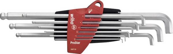 Wiha  inbus sada klíčů 1.5 mm, 2 mm, 2.5 mm, 3 mm, 4 mm, 5 mm, 6 mm, 8 mm, 10 mm   9dílná