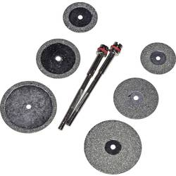 Sada diamantových brúsnych a rezacích kotúčov, 8 ks RONA 6 DISQUES POUR COUPER ET LIMER Ø žrde 2,35 mm, 1 sada