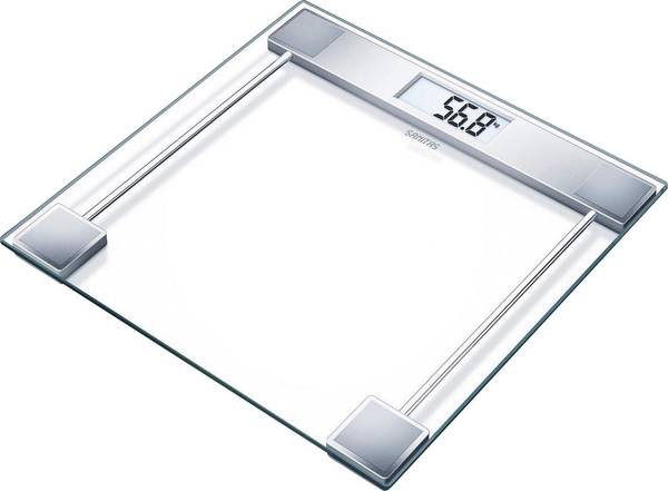Sanitas SGS 06 Osobní váha 755.19 digitální Max. váživost=150 kg sklo, ebenová černá