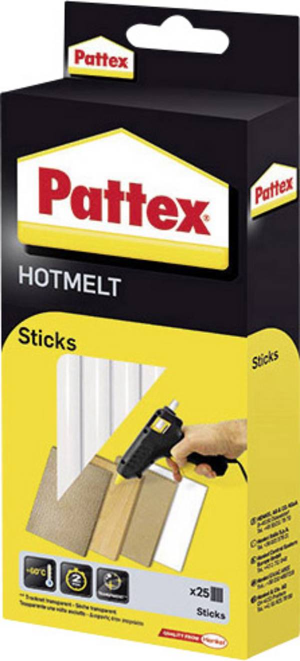 Pattex PTK56 lepicí tyčinky 11 mm 200 mm transparentní 500 g 25 ks