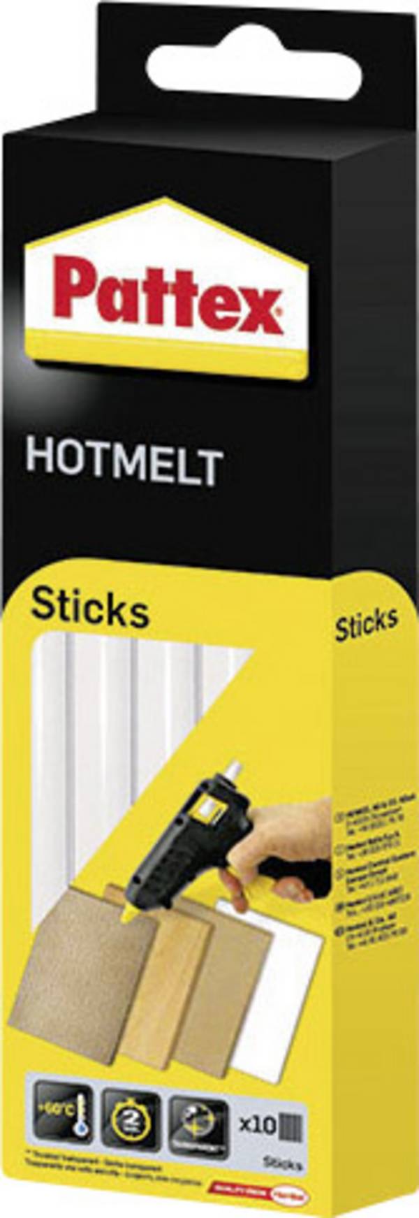 Pattex PTK6 lepicí tyčinky 11 mm 200 mm transparentní 200 g 10 ks