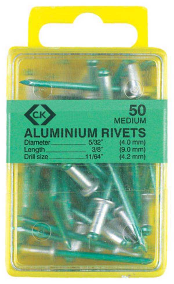C.K T3819A 508 slepý nýt (Ø x d) 4 mm x 6 mm hliník hliník 50 ks
