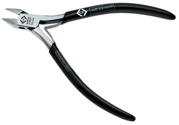 C.K  T3780EF pro elektroniku a jemnou mechaniku boční štípací kleště bez fazety  110 mm