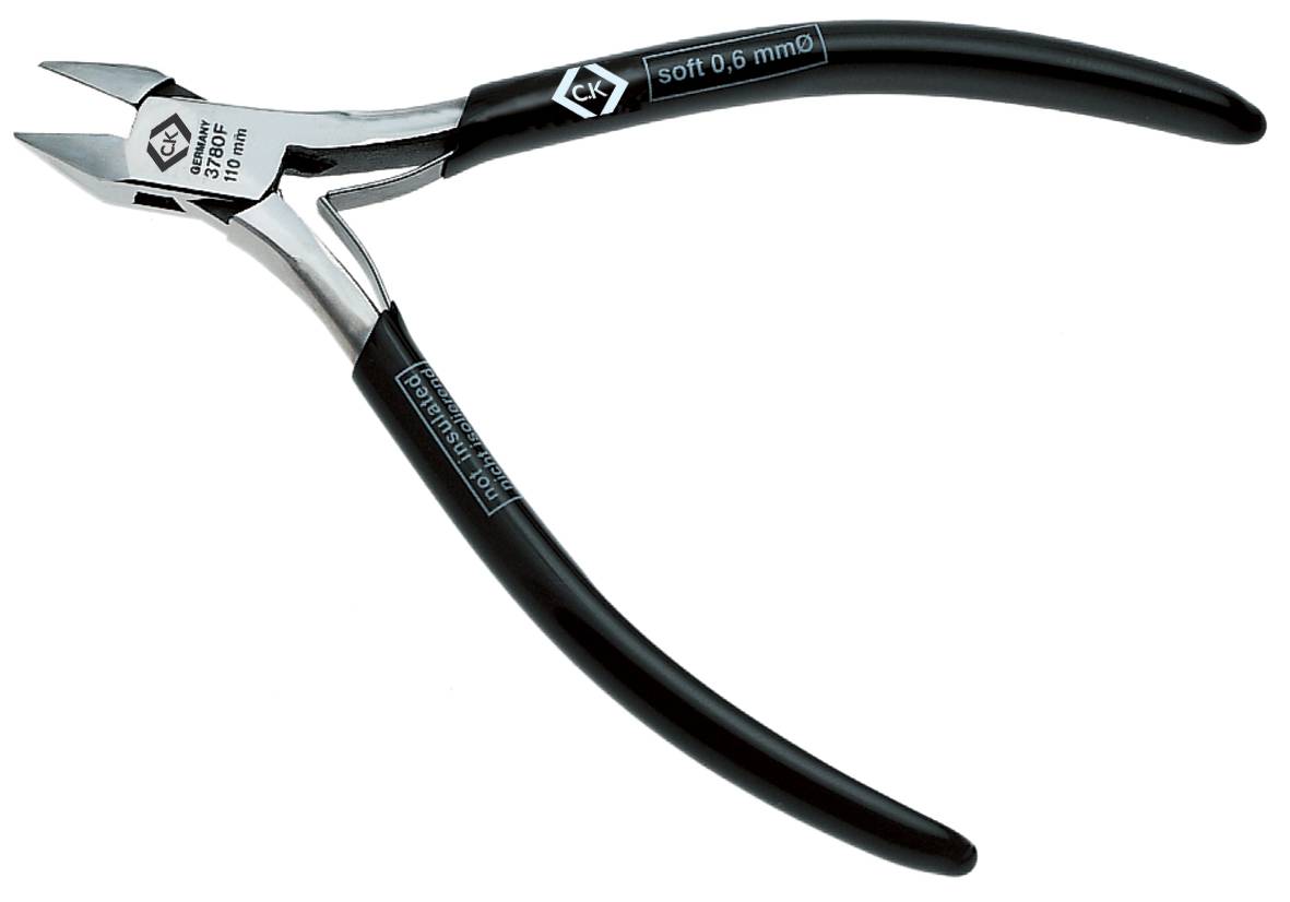 C.K T3780EF pro elektroniku a jemnou mechaniku boční štípací kleště bez fazety 110 mm-0