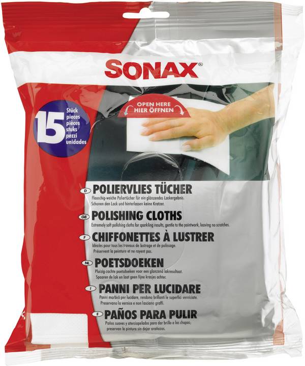 Sonax 422200  utěrka z mikrovlákna k sušení  15 ks