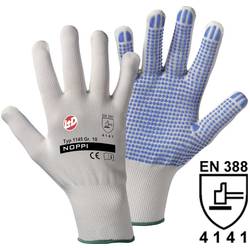 L+D NOPPI 1145-10 nylon pracovní rukavice Velikost rukavic: 10, XL EN 388 CAT II 1 pár