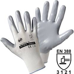 Pracovní rukavice Worky 1155, nylon s nitrilovým nátěrem na dlani, velikost 10