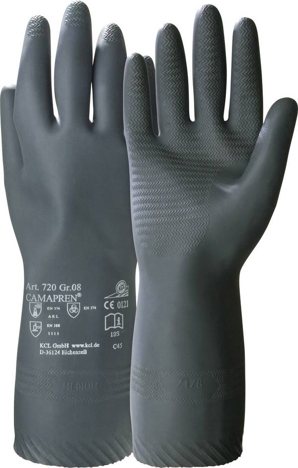 KCL 720-8 Camapren® chloropren  rukavice pro manipulaci s chemikáliemi  Velikost rukavic: 8, M EN 388, EN 511    1 pár