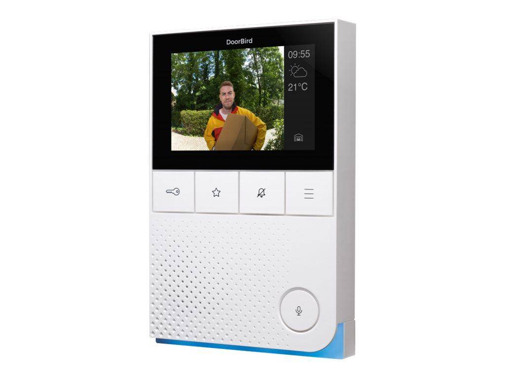 DoorBird  IP Video Innenstation A1101 domovní IP/video telefon  Wi-Fi, LAN  vnitřní jednotka bílá