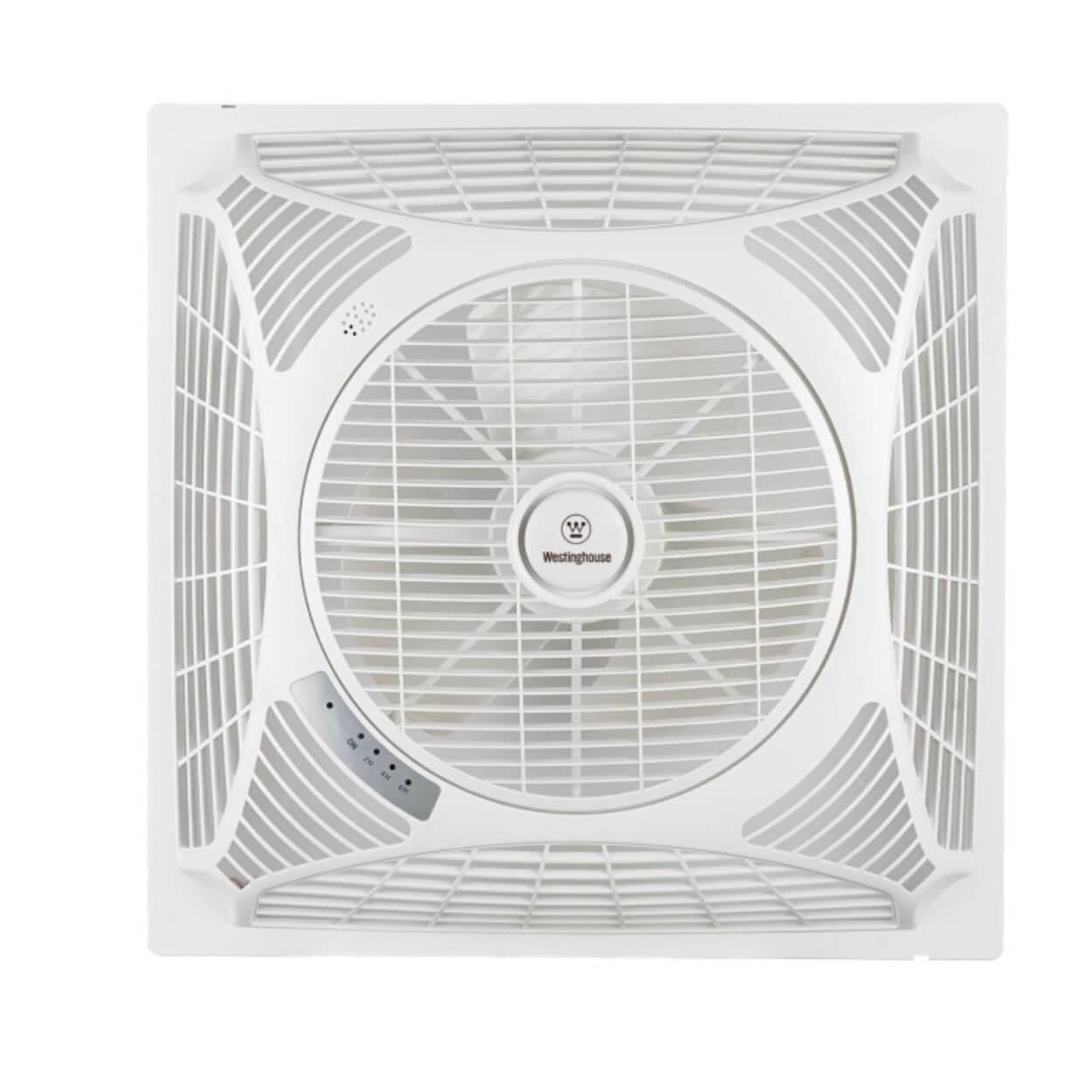 Westinghouse Windsquare stropní ventilátor  52 W (Ø x v) 36 cm x 600 mm bílá (hedvábně matná)