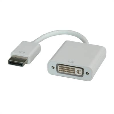 Roline DisplayPort / DVI kabelový adaptér Konektor DisplayPort, DVI-D 24+1pol. zásuvka 0.15 m šedá 12.03.3133  Kabel Dis