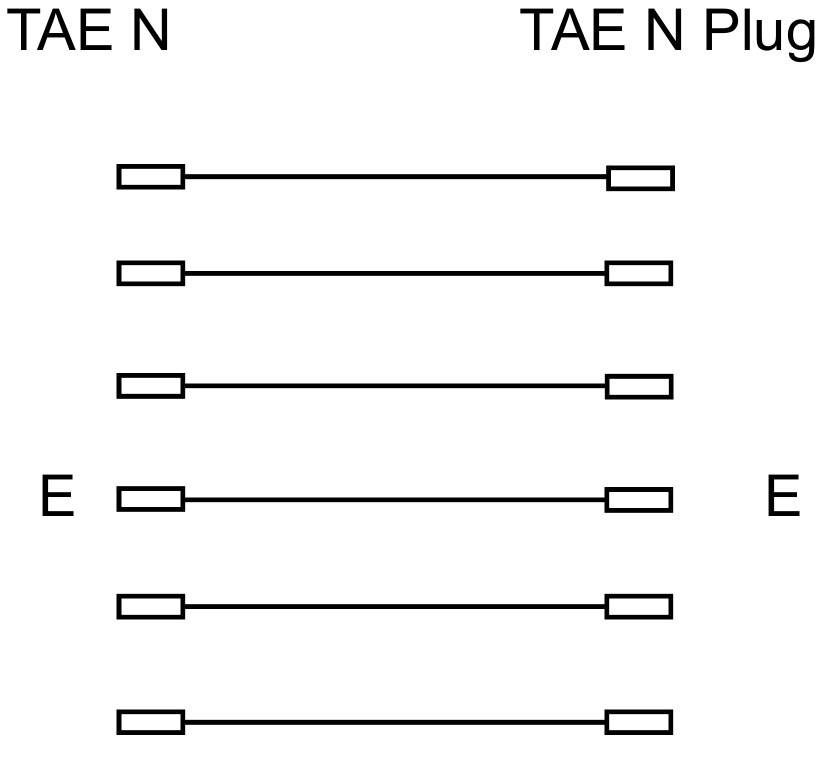 Secomp telefonní kabel 6 m černá-1