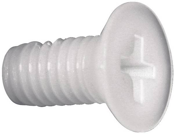 TOOLCRAFT  839972 zápustný šroub M4 30 mm křížová drážka Philips DIN 965   plast, polyamid  10 ks