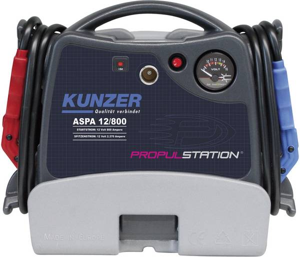 Kunzer systém pro rychlé startování auta ASPA 12/800 AC/DC, ASPA 12/800, max. startovací proud 800 A