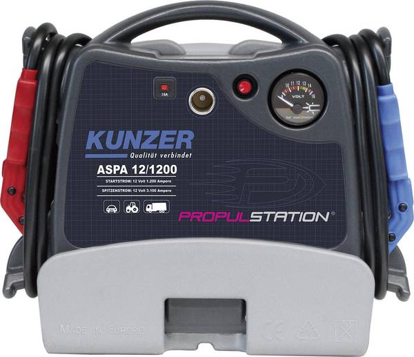 Kunzer systém pro rychlé startování auta ASPA 12/1200 AC/DC, ASPA 12/1200, max. startovací proud 1200 A