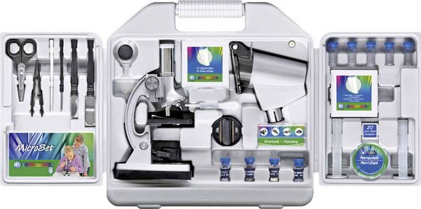 Bresser Optik 88-51000 Junior 300X - 1200X dětský mikroskop monokulární 1200 x