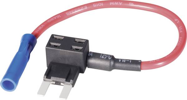 TRU COMPONENTS  plochý adaptér pojistky mini plochá pojistka  15 A 1.5 mm² 1 ks