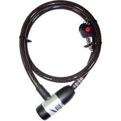 Kabelový zámek Security Plus K86, (Ø x d) 12 mm x 1200 mm, černá