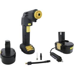 Airman 55-032-011 kompresor 6 bar digitální displej, automatické vypnutí, úložný box / taška, 12V adaptér pro napájení přes kabel, nabíjecí, 230 V, vč. 1 akumulátoru