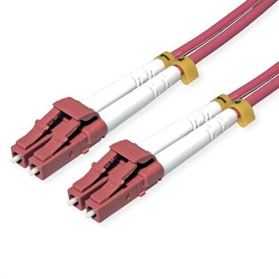 Roline 21.15.8611 optické vlákno síťové kabely, propojovací kabely LC  2.00 m fialová  1 ks