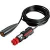 Kabel autozástrčka - palubní zásuvka DIN ISO 4165, ProCar 67824200, 12/24 V, 8 A