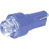 LED žárovky pro osvětlení přístrojů Eufab, 13290, 1,2 W, T5, modrá, 5 ks