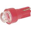 LED žárovka pro osvětlení přístrojů Eufab, 13291, 1,2 W, T5, červená, 5 ks