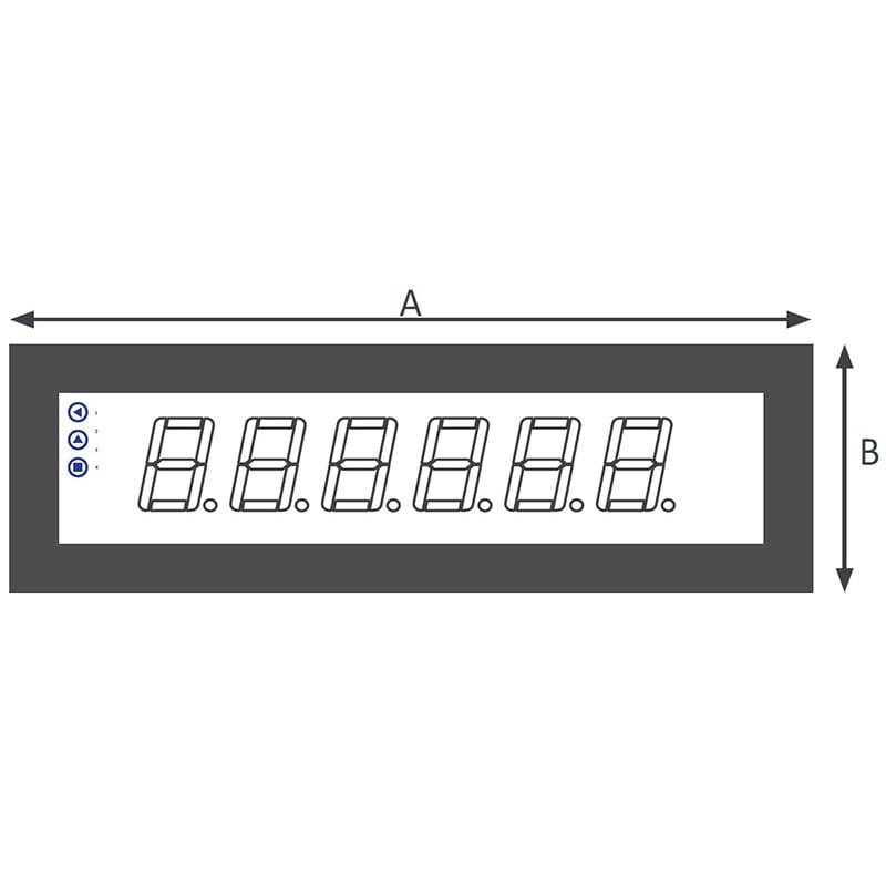PCE Instruments PCE-BPD-U-46D digitální panelový měřič-0