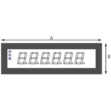 PCE Instruments PCE-BPD-U-41D digitální panelový měřič