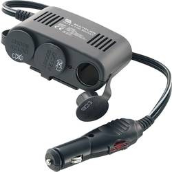 Rozbočovač s USB do autozásuvky, MWU10230, 12 V, 10 A, trojitý
