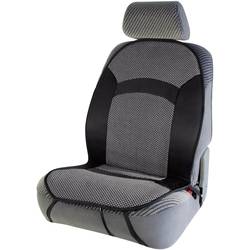 Vyhrievaný poťah na sedadlo, cartrend 60102, 12 V, čierna, sivá