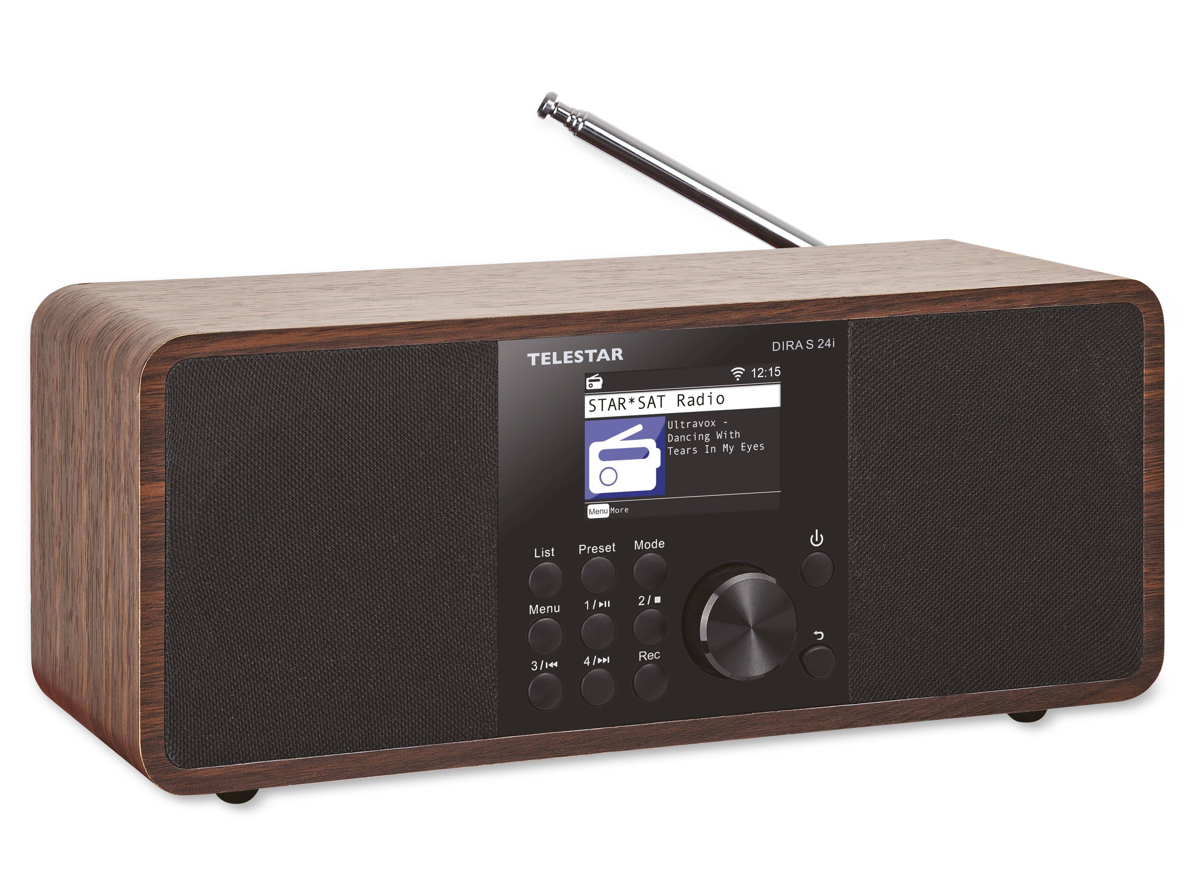 Obrázek symbolu pro Telestar DIRA S 24i 30-200-01 internetové stolní rádio, internetové, DAB+, FM, AUX, Bluetooth, DLNA, USB, Wi-Fi, interne