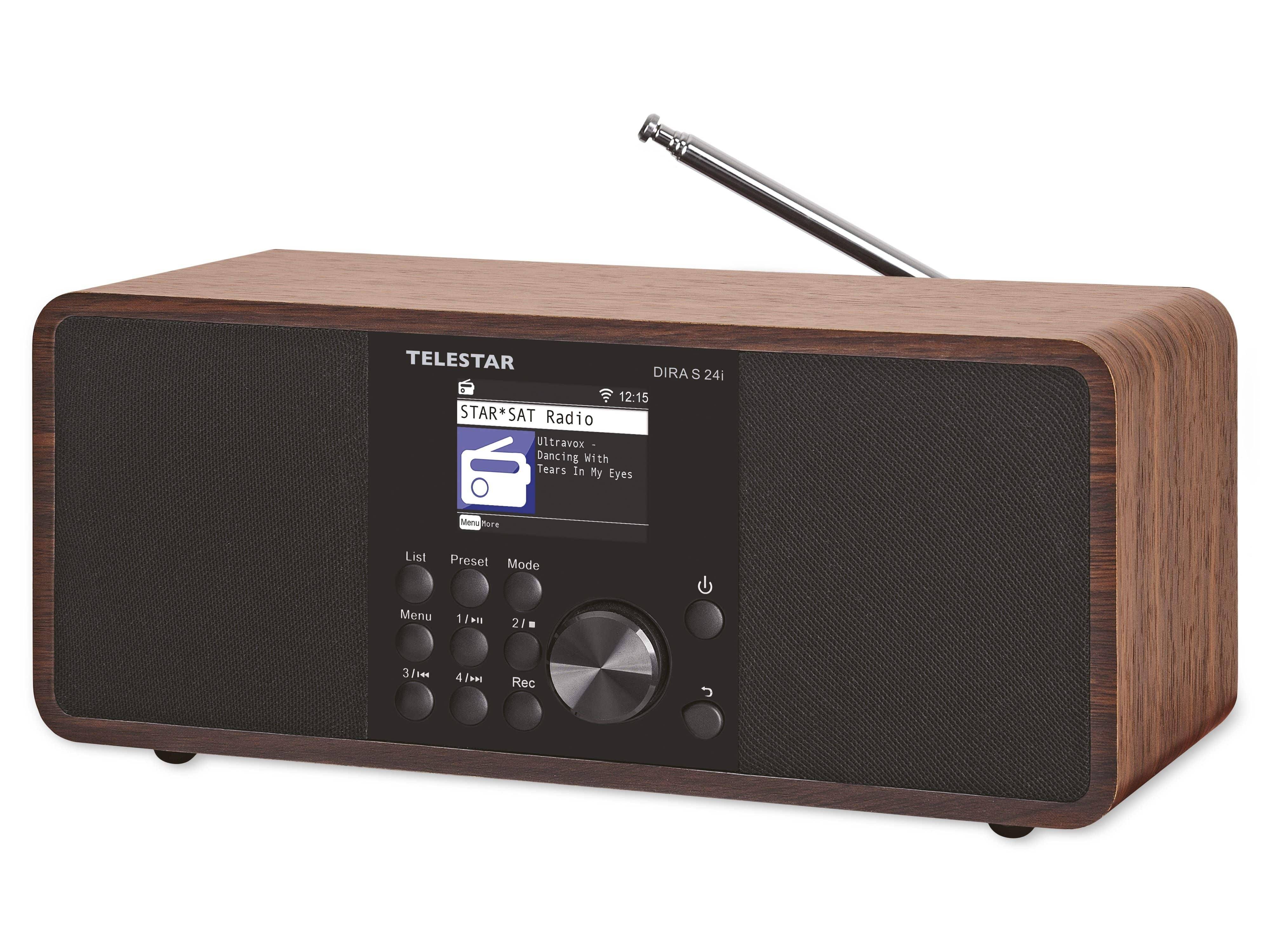 Obrázek symbolu pro Telestar DIRA S 24i 30-200-01 internetové stolní rádio, internetové, DAB+, FM, AUX, Bluetooth, DLNA, USB, Wi-Fi, interne