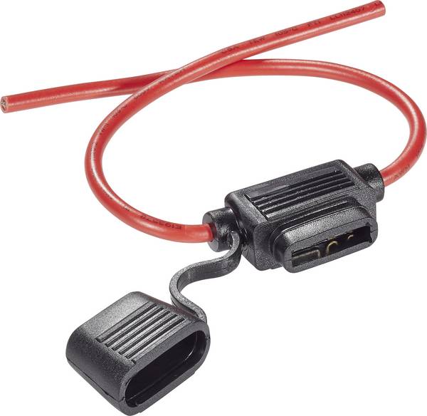 TRU COMPONENTS  plochý držák pojistky pro automobily standardní plochá pojistka  30 A 3.3 mm² 1 ks