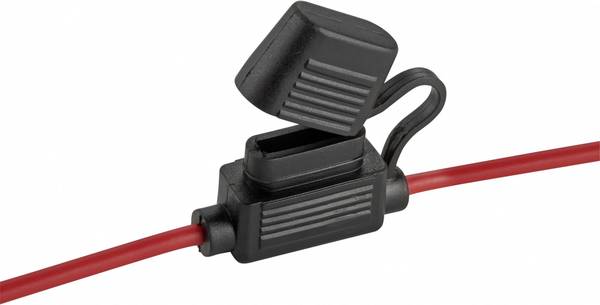 TRU COMPONENTS  plochý držák pojistky pro automobily mini plochá pojistka  30 A 3.3 mm² 1 ks