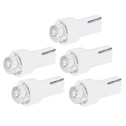 LED žárovka pro osvětlení přístrojů Eufab, 13293, 1,2 W, T5, bílá, 5ks