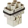 HARTING Han Q 4/2 M-c 09120063041 vložka pinového konektoru, seria Han® Q, 10 ks