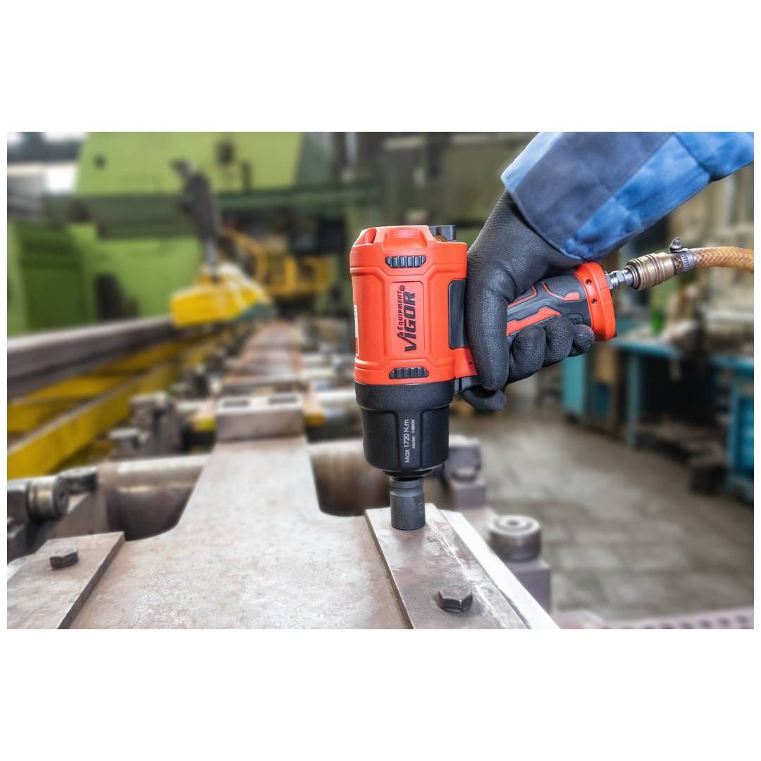 Vigor V4800N pneumatický rázový šroubovák Typ uchycení nástroje: 1/2" Točivý moment (max.): 1100 Nm-1