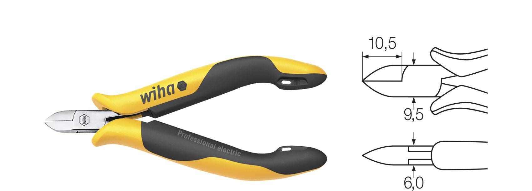 Wiha Z 43 1 04 115mm 26826 ESD boční štípací kleště bez fazety 115 mm-1