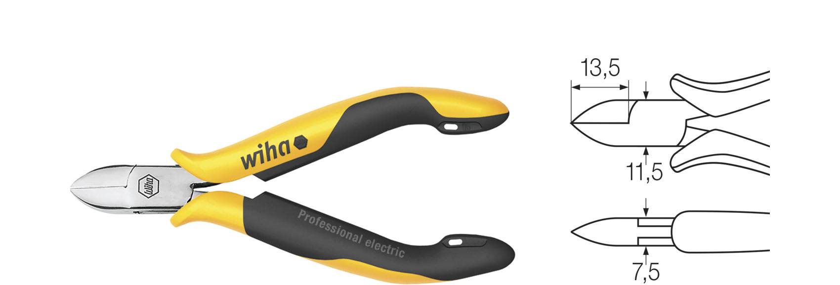 Wiha Z 44 3 04 115mm 26832 ESD boční štípací kleště bez fazety 115 mm-1