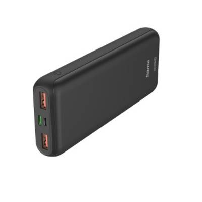 Hama  powerbanka 20000 mAh  Li-Pol USB-A, USB-C® antracitová 