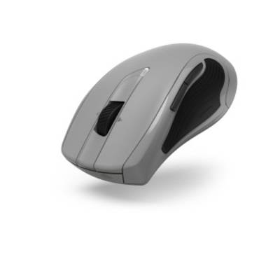 Hama   ergonomická myš bezdrátový   laserová světle šedá 7 tlačítko 3200 dpi ergonomická