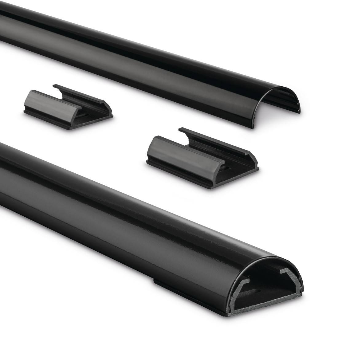 Hama Kabelová lišta hliník černá tuhý (d x š x v) 1100 x 33 x 18 mm 1 ks 00083170-1