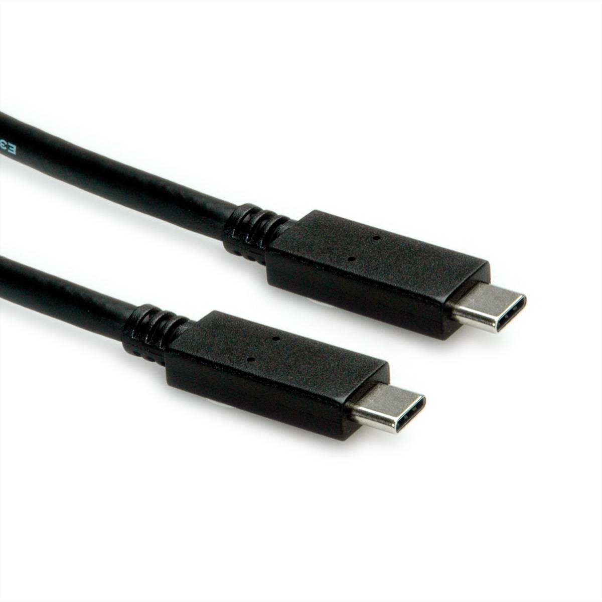 Secomp Napájecí kabel USB USB 3.2 Gen2 USB-C ® zástrčka, USB-C ® zástrčka 0.50 m černá stíněný S3520-1