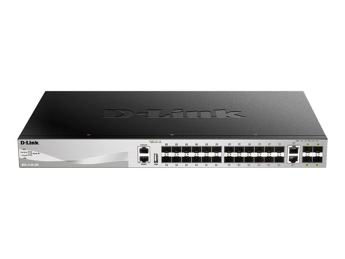 D-Link DGS-3130-30S/E DLink Deutschland síťový switch-1