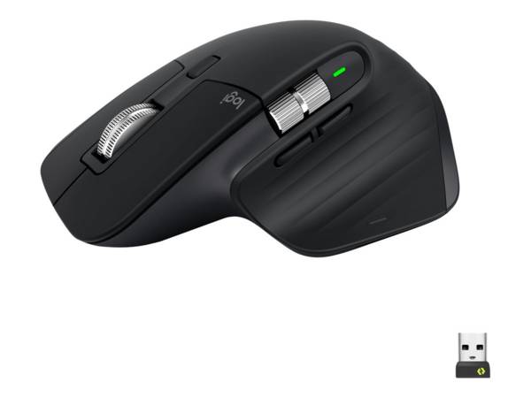 Logitech 910-006556 laserová myš, přenos 7 tlačítko, černá