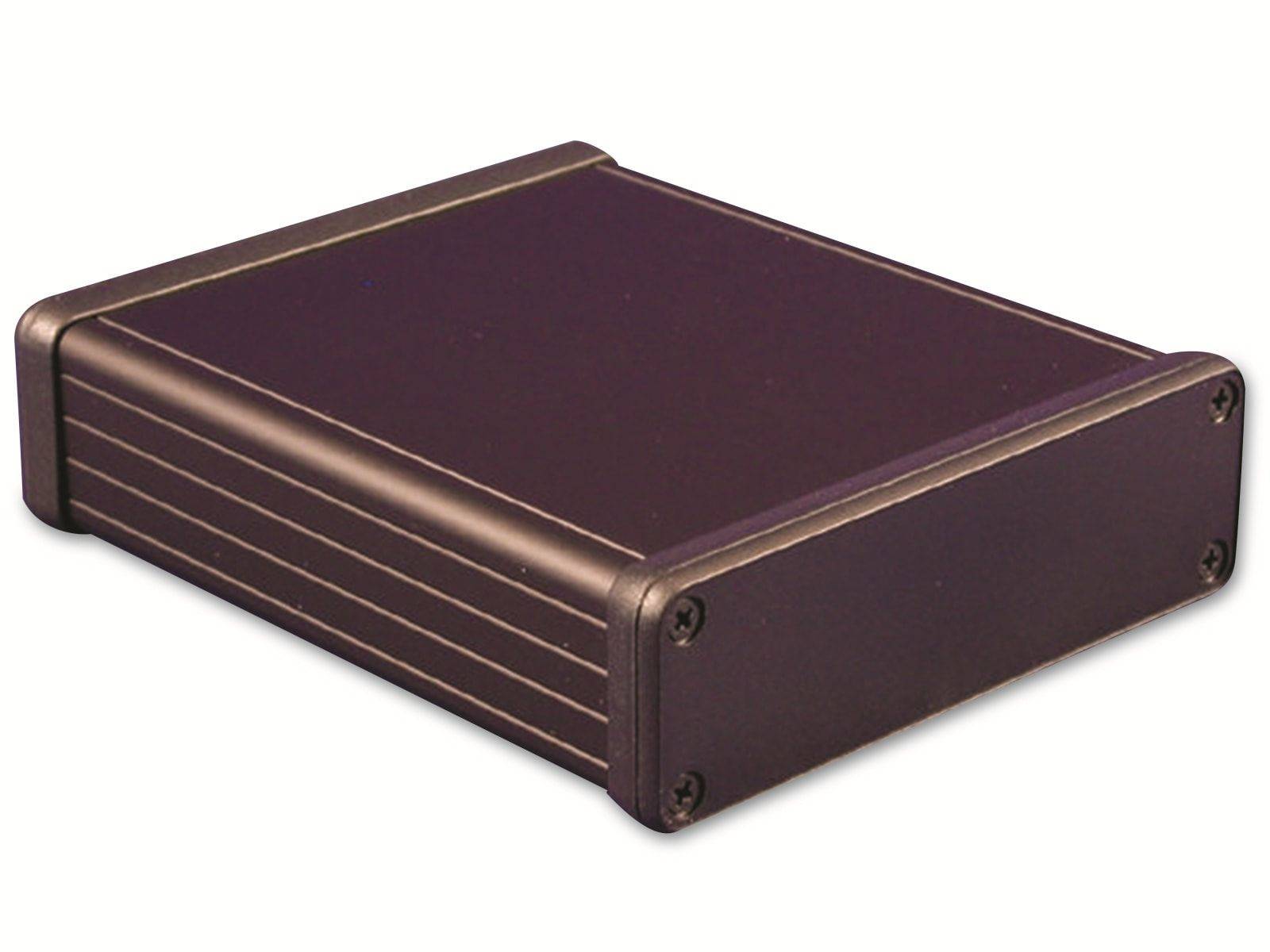 Hammond Electronics 1455L1202BK profilové pouzdro 120 x 103 x 30.5 hliník černá 1 ks-0