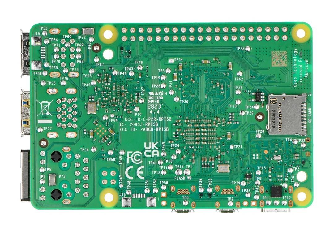 Raspberry Pi® 5 B+ 16 GB 4 x 2.4 GHz Raspberry Pi®-3