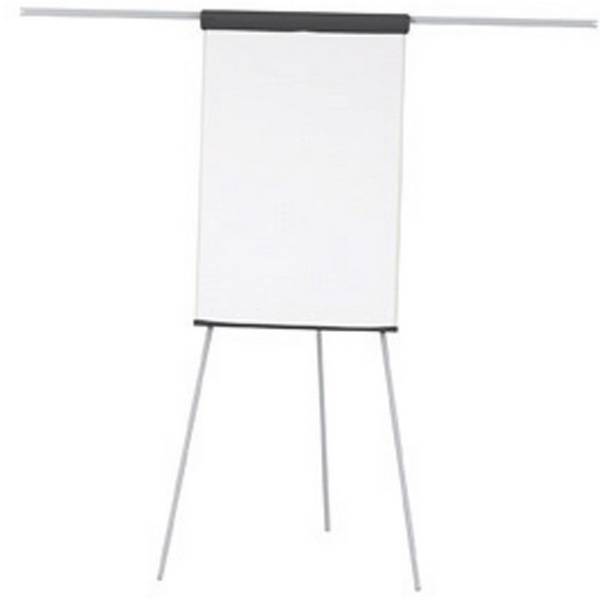 Maul flipchart MAULstandard (š x v) 66 cm x 97 cm šedá vč. odkládací poličky, vč. držáku bloku, vč. držáku papíru, omyvatelný, popisovatelný, magnetický, výškově nastavitelný 6372282