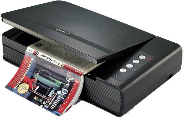 Plustek OpticBook 4800 skener knih A4 1200 x 1200 dpi USB knihy, dokumenty, fotky, vizitky